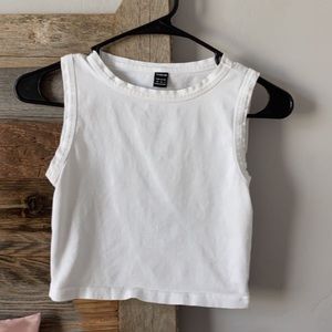 white shein tank